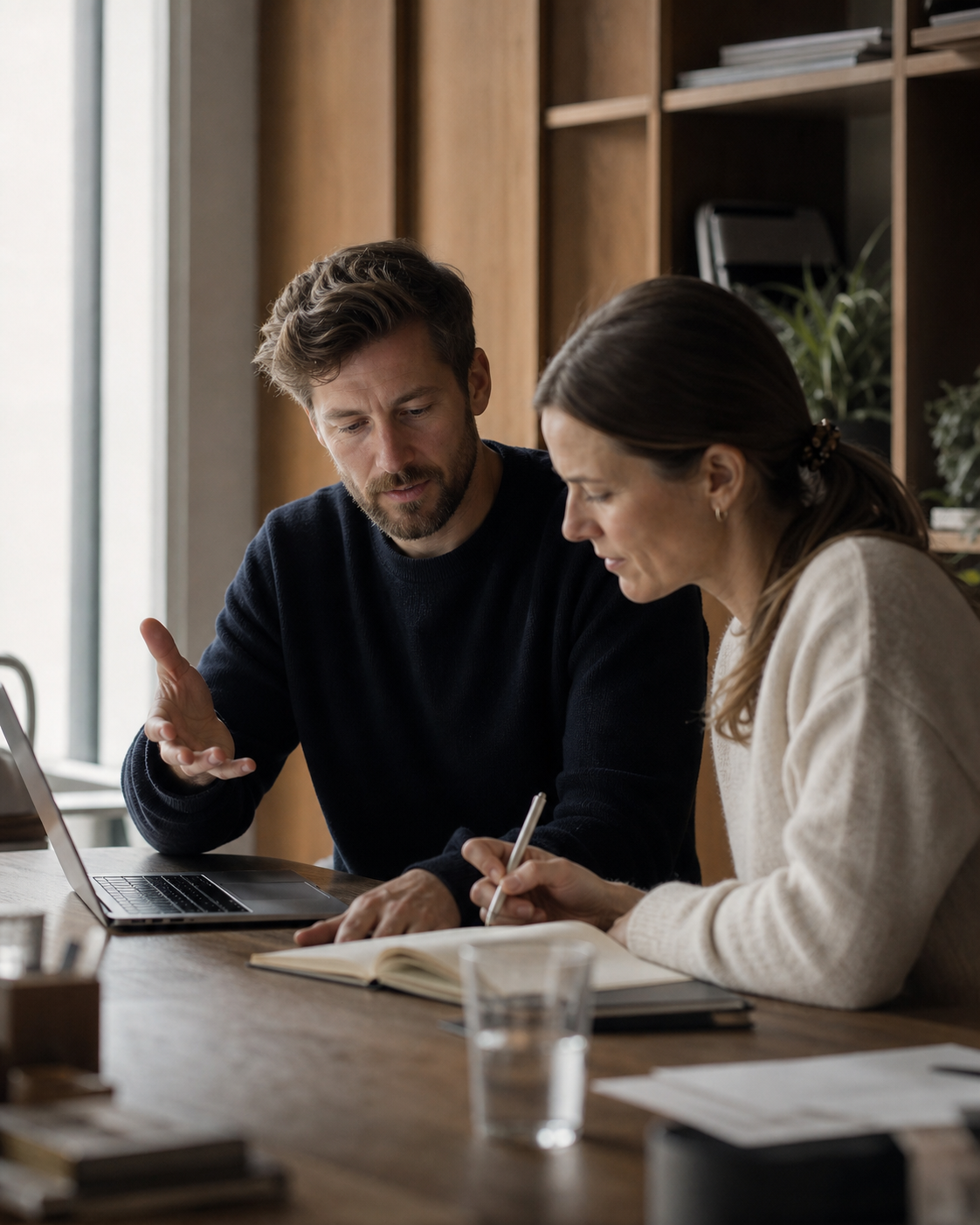 A team working together at the office