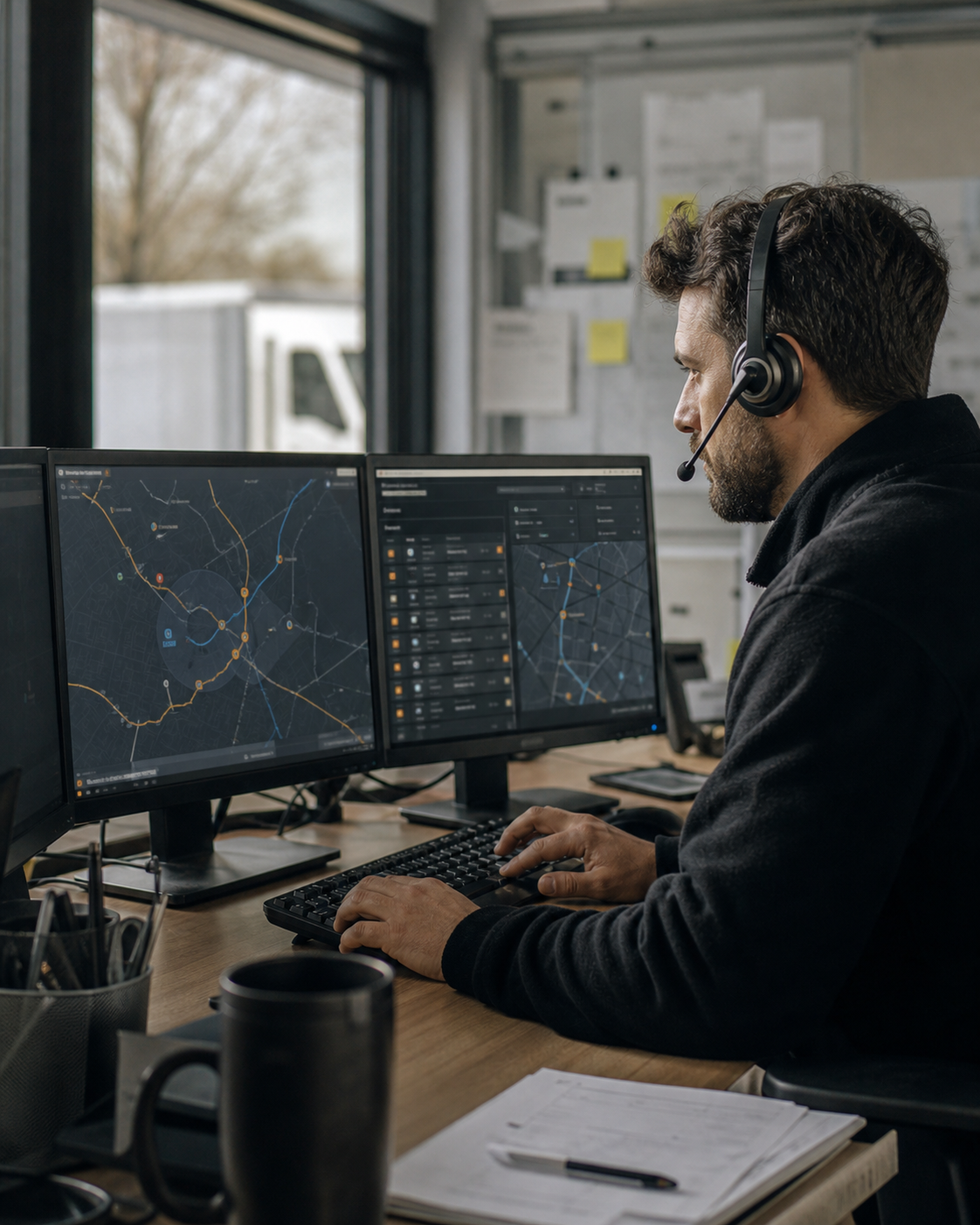 Fleet management dashboard