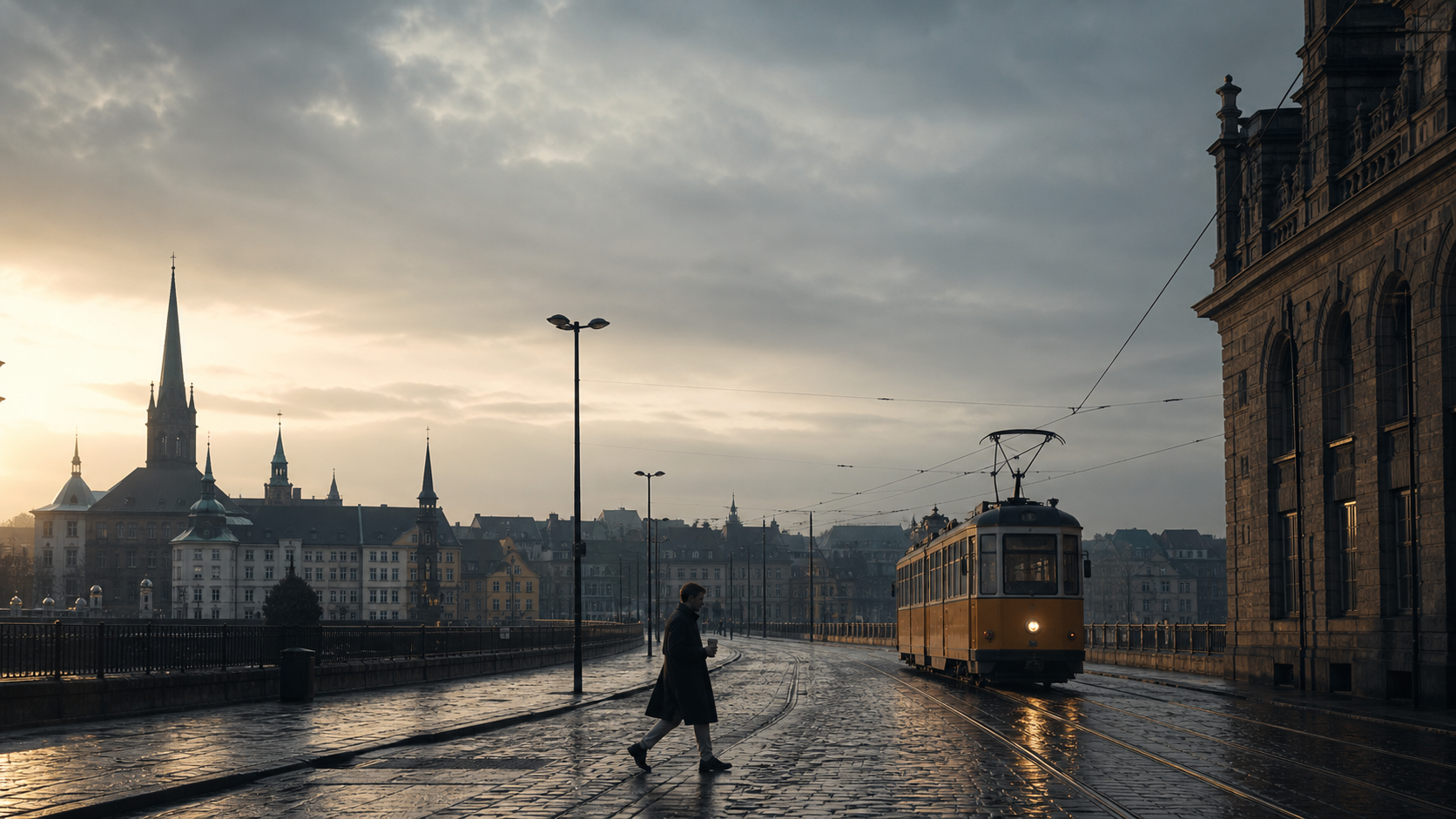 A morning across the city